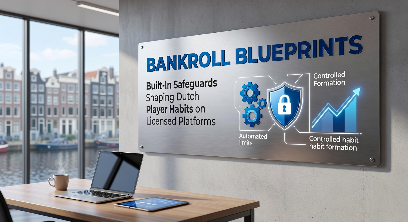 Grafiek met bankroll management tools op een Nederlands gokplatform, inclusief limieten en checks