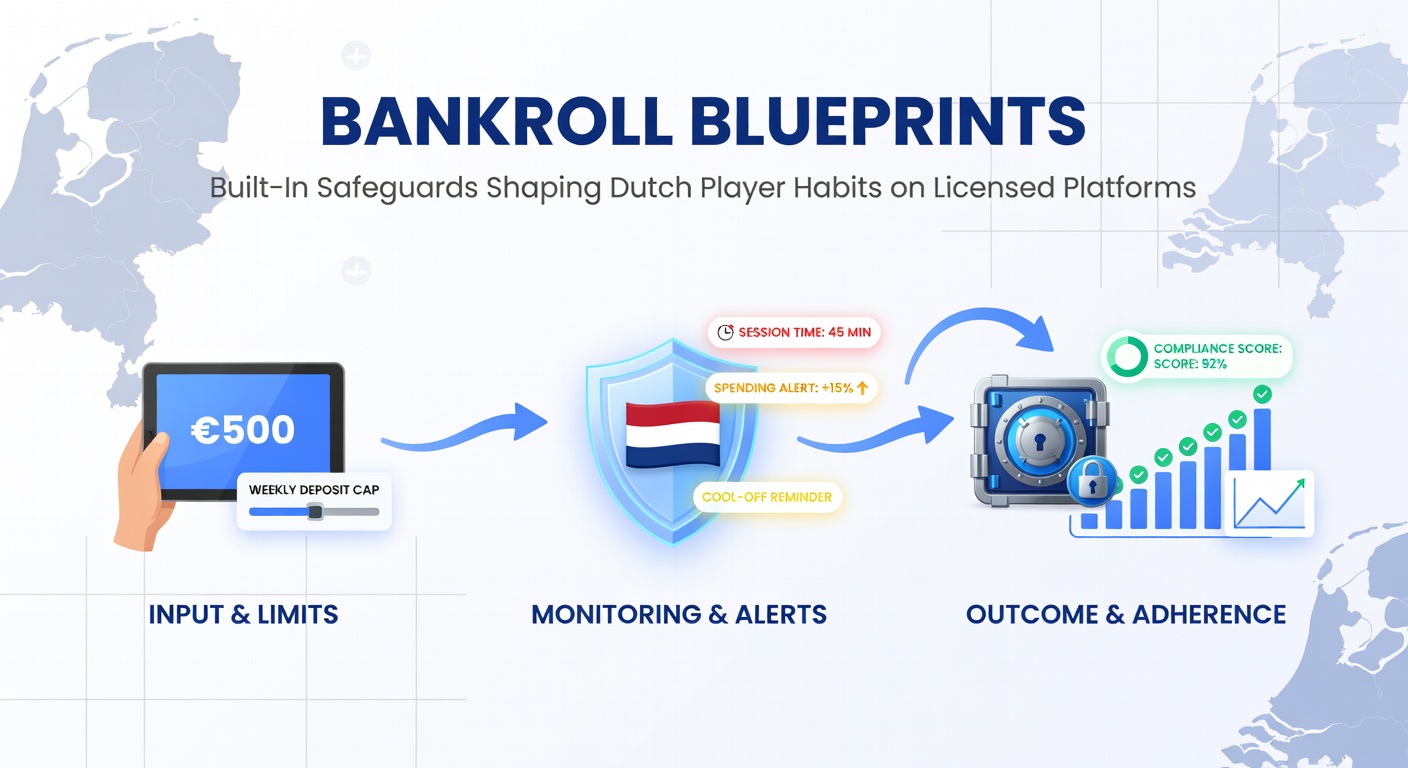 Speler interfaced met bankroll limieten en realiteitscheck op een mobiel KSA-platform