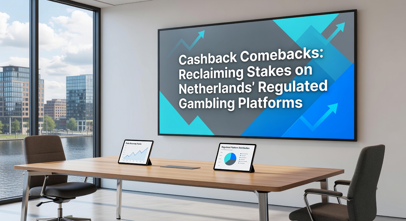 Schermafbeelding van een cashback-dashboard op een Nederlands gokkenplatform, met grafieken van verliezen en terugwinningen plus iDEAL-uitbetaalopties