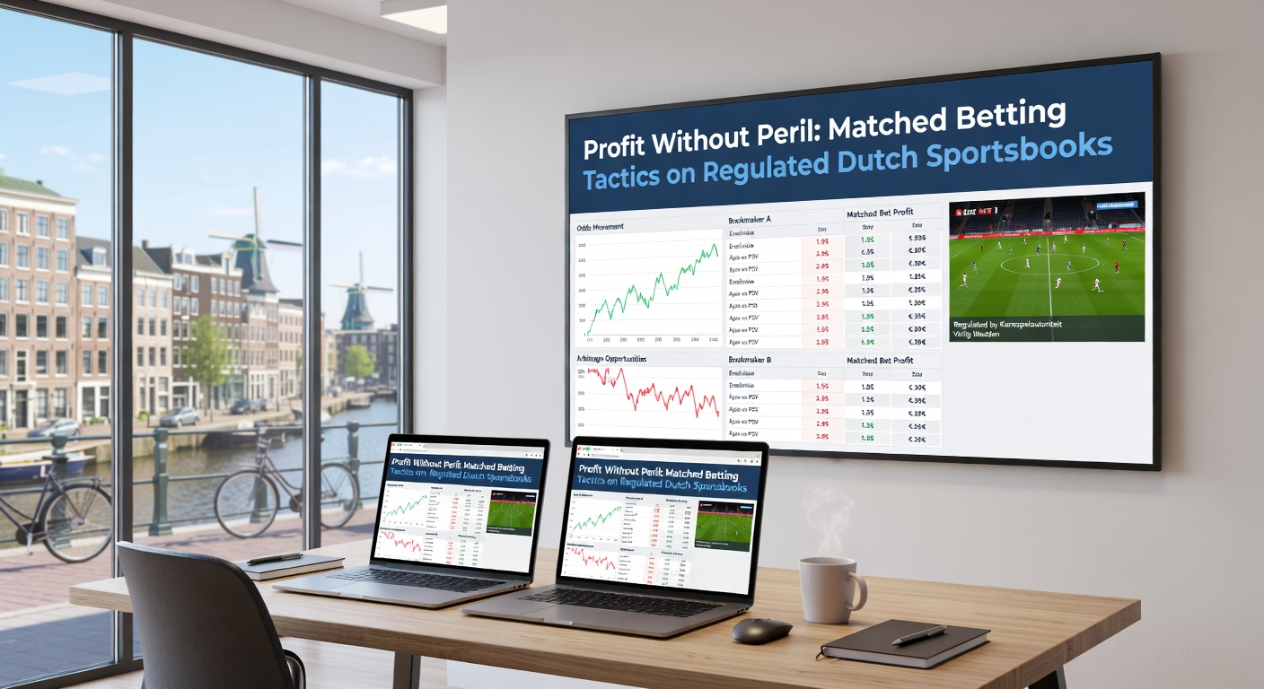 Voorbeeldscherm van een odds matcher voor matched betting op Nederlandse voetbalwedstrijden