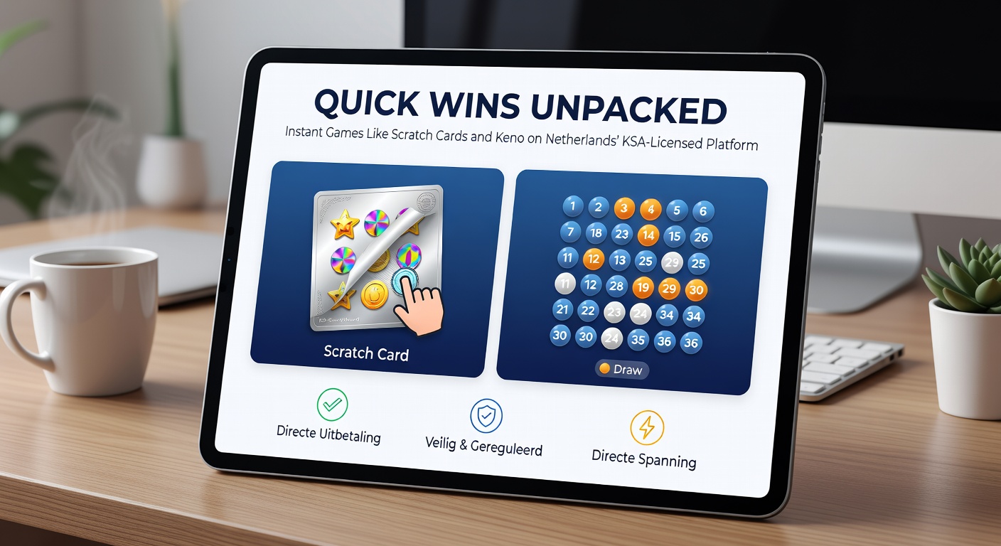 Keno-spelinterface op een KSA-gelicentieerd Nederlands platform met nummerselectie en snelle trekkingresultaten