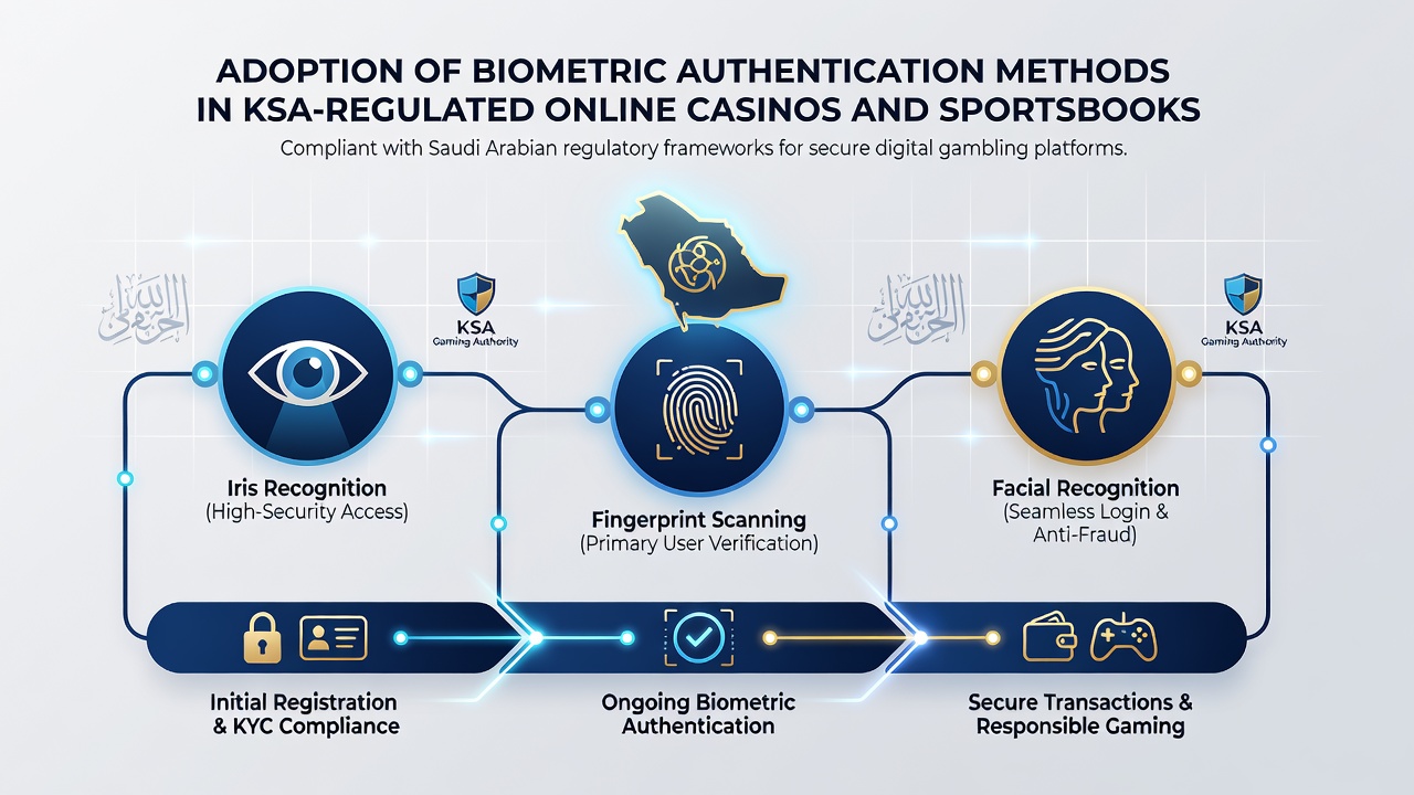 Technische integratie van biometrie in KSA-gereguleerde gokapps
